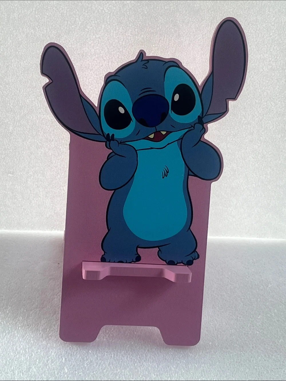 Disney Stitch Phone Stand - Pink Base